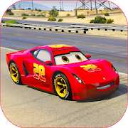  Splashy Superhero Vertigo racing : lightning car   -   