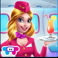 Взломанная Девушка на высоте - Стюардесса на Андроид - Мод бесконечные деньги
