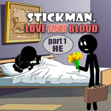 Взломанная Stickman Love And Blood. He на Андроид - Мод много монет