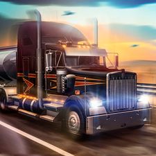 Взломанная Truck Simulator USA на Андроид - Мод бесконечные деньги