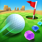 Взломанная Mini Golf King - игра по сети на Андроид - Мод все разблокированно