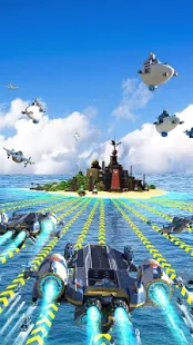 Взломанная Sea Game: Mega Carrier на Андроид - Мод бесплатные покупки