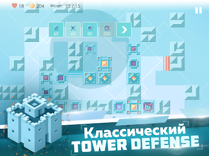 Взломанная Mini TD 2: Relax Tower Defense Game на Андроид - Мод все разблокированно