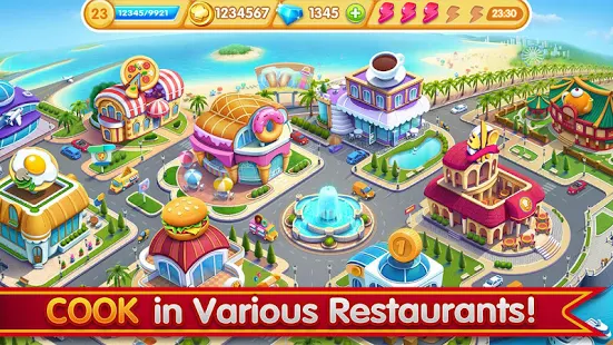 Взломанная Cooking City на Андроид - Мод все разблокированно Взломанная Cooking City на Андроид - Мод все разблокированно