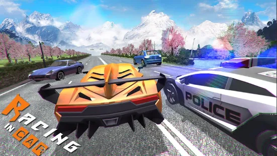 Взломанная Racing In Car 3D на Андроид - Мод бесконечные деньги