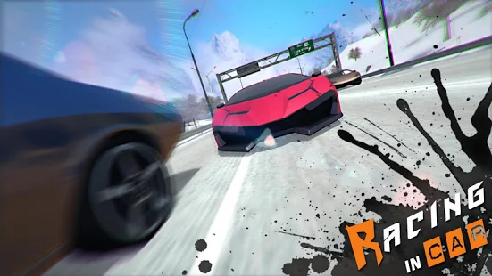 Взломанная Racing In Car 3D на Андроид - Мод бесконечные деньги