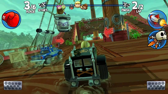 Взломанная Beach Buggy Racing 2 на Андроид - Мод все разблокированно Взломанная Beach Buggy Racing 2 на Андроид - Мод все разблокированно