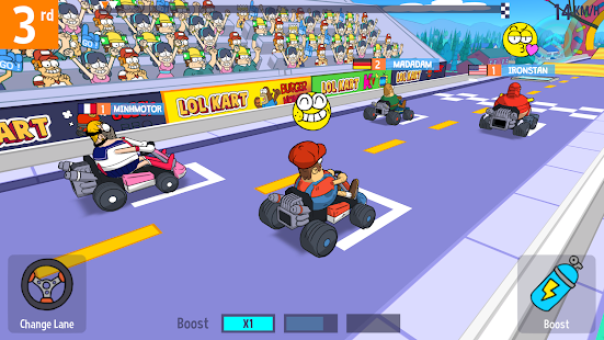 Взломанная LoL Kart на Андроид - Мод бесплатные покупки Взломанная LoL Kart на Андроид - Мод бесплатные покупки