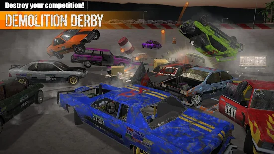 Взломанная Demolition Derby 3 на Андроид - Мод бесплатные покупки Взломанная Demolition Derby 3 на Андроид - Мод бесплатные покупки