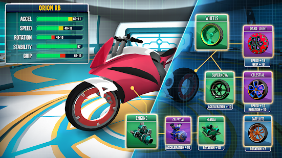 Взломанная Gravity Rider: игра-симулятор мотокросса на Андроид - Мод бесконечные деньги Взломанная Gravity Rider: игра-симулятор мотокросса на Андроид - Мод бесконечные деньги