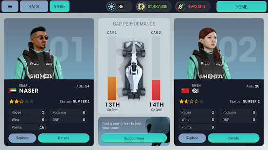 Взломанная Motorsport Manager Mobile 3 на Андроид - Мод бесконечные деньги Взломанная Motorsport Manager Mobile 3 на Андроид - Мод бесконечные деньги