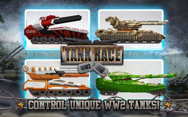 Взломанная Tank Race: WW2 Shooting Game на Андроид - Мод все открыто