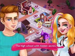 Взломанная Secret High School Love Story на Андроид - Мод много монет