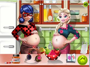 Взломанная Ladybug & Ice Queen Pregnant на Андроид - Мод бесплатные покупки