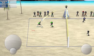 Взломанная Stickman Volleyball на Андроид - Мод бесплатные покупки