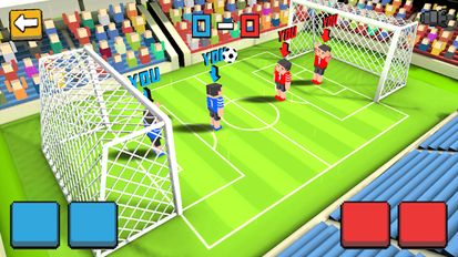 Взломанная Cubic Soccer 3D на Андроид - Мод бесконечные деньги