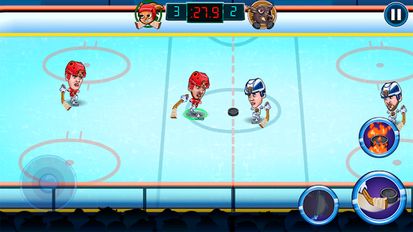 Взломанная Hockey Legends: Sports Game на Андроид - Мод бесплатные покупки