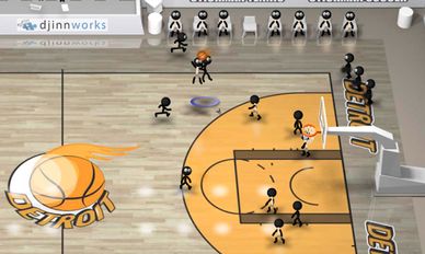 Взломанная Stickman Basketball на Андроид - Мод бесплатные покупки