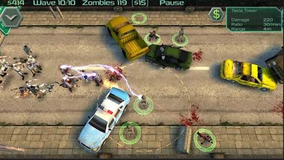 Взломанная Zombie Defense на Андроид - Мод бесплатные покупки