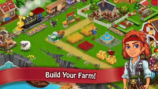 Взломанная Farm Day Village фермер: Offline игры на Андроид - Мод все разблокированно