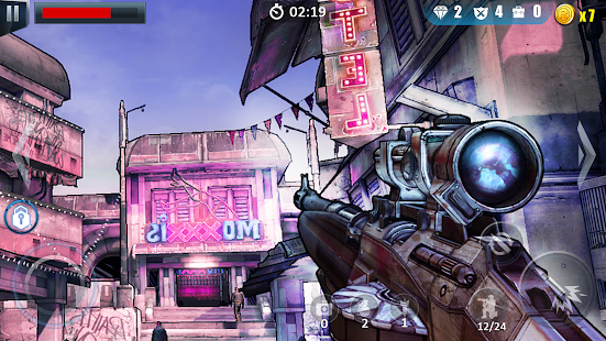 Взломанная Fatal Bullet - FPS Gun Shooting Game на Андроид - Мод все разблокированно