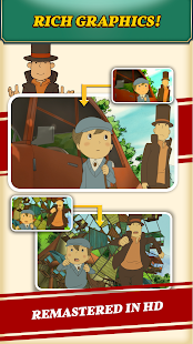 Взломанная Layton: Curious Village in HD на Андроид - Мод бесплатные покупки