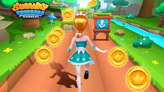 Взломанная Subway Princess Runner на Андроид - Мод бесконечные деньги