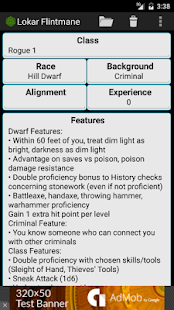 Взломанная Fifth Edition Character Sheet на Андроид - Мод все разблокированно Взломанная Fifth Edition Character Sheet на Андроид - Мод все разблокированно