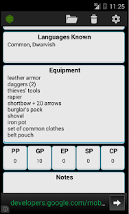 Взломанная Fifth Edition Character Sheet на Андроид - Мод все разблокированно Взломанная Fifth Edition Character Sheet на Андроид - Мод все разблокированно