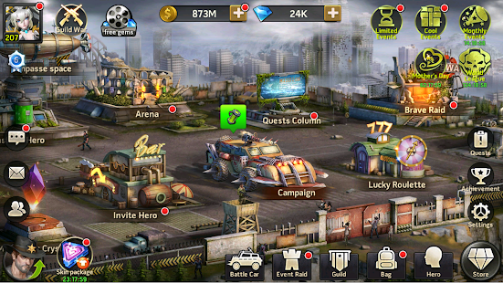 Взломанная Zombie Strike: Last War of Idle Battle (AFK RPG) на Андроид - Мод все разблокированно