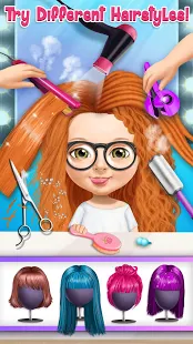 Взломанная Sweet Baby Girl Beauty Salon 3 - Hair, Nails & Spa на Андроид - Мод бесконечные деньги