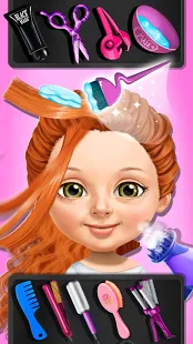 Взломанная Sweet Baby Girl Beauty Salon 3 - Hair, Nails & Spa на Андроид - Мод бесконечные деньги