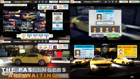 Взломанная Amazing Taxi Simulator V2 2019 на Андроид - Мод все разблокированно