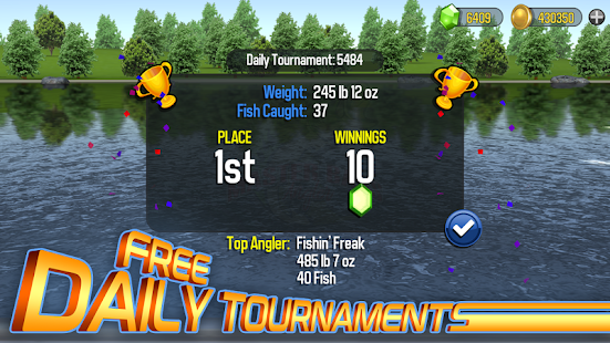 Взломанная Master Bass Angler: Free Fishing Game на Андроид - Мод все разблокированно