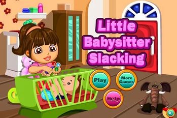  Little Babysitter Slacking   -   