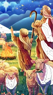 Взломанная Bible Coloring на Андроид - Мод все разблокированно Взломанная Bible Coloring на Андроид - Мод все разблокированно