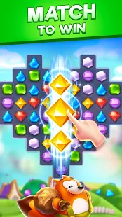 Взломанная Bling Crush - Jewels & Gems Match 3 Puzzle Game на Андроид - Мод бесконечные деньги Взломанная Bling Crush - Jewels & Gems Match 3 Puzzle Game на Андроид - Мод бесконечные деньги